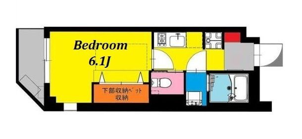 b’CASA Lazo Saiwaiの間取り|間取りです。