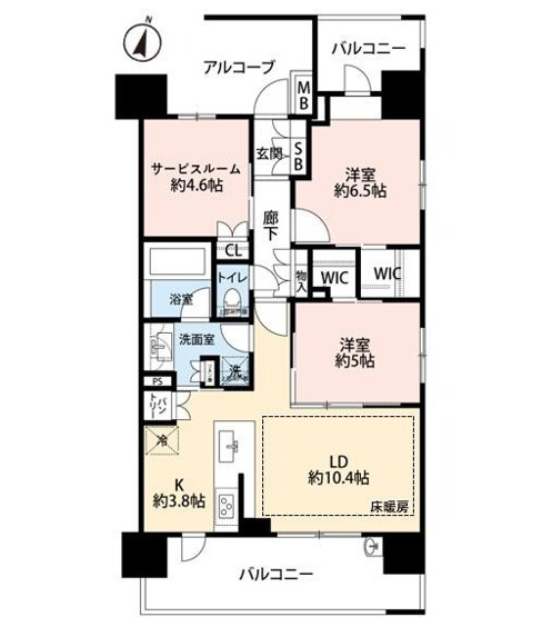 【間取り】 | ランカ湘南台
