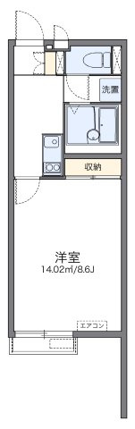 レオネクストセリバテール仁川Ⅱの間取り