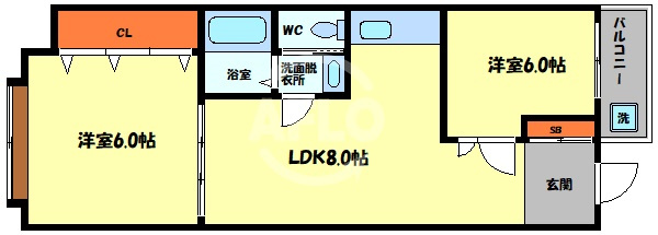 ホワイトハイツ　高津小学校区の間取り|ホワイトハイツ　間取り