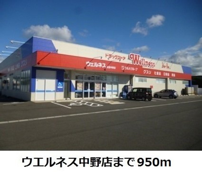 【周辺】 | コスモスガーデン　Ｂ | ウエルネス中野店まで950m