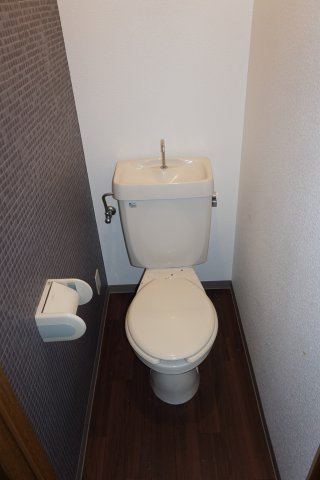 和泉市太町の賃貸マンションのトイレ|落ち着いた色調のトイレです
