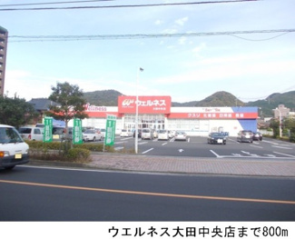 【周辺】 | ＣＡＳＴＩＬＬＯ　Ａ | ウエルネス大田中央店まで800m