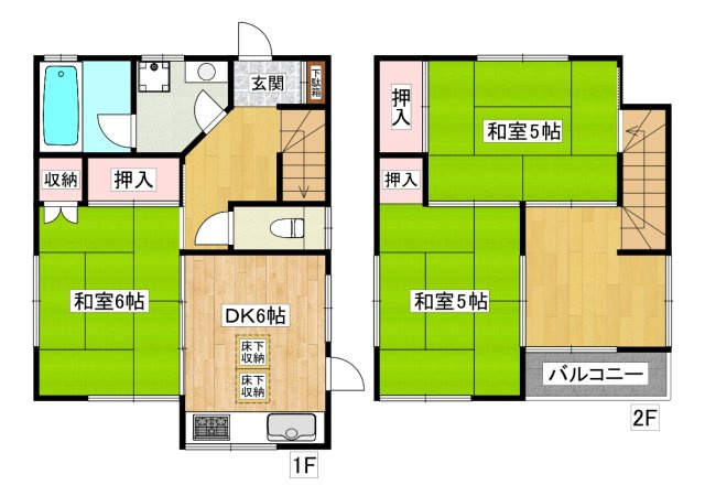 【間取り】 | 甲子園町中古戸建