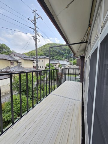 桐生市広沢町五丁目　中古住宅のバルコニー