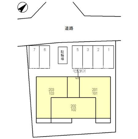 フローリッシュの区画図