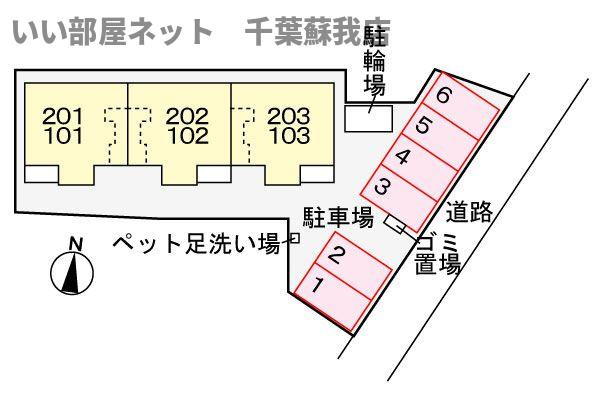グランメルⅡの区画図