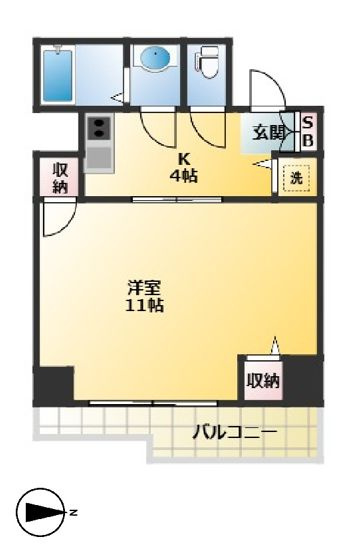 レイローズビルの間取り