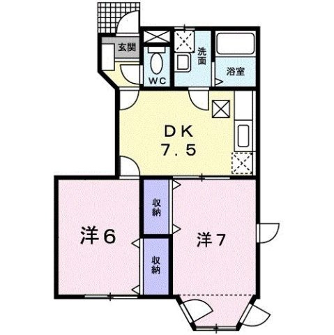 ダンデライオンＡの間取り