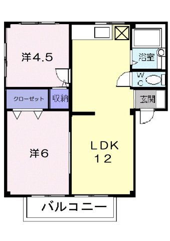 シティハイツフォレストの間取り