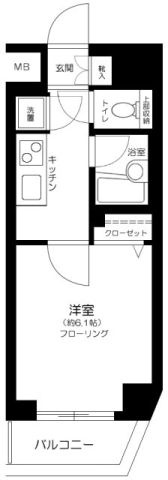 パレステュディオ渋谷ＷＥＳＴの間取り