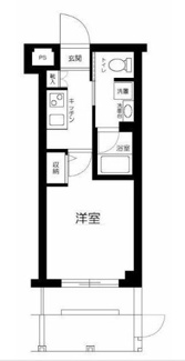 【間取り】 | スカイコート渋谷北参道 | 間取りです。
