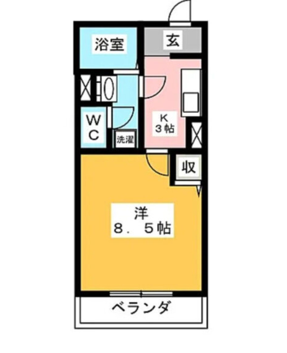 ツインロータスB棟の間取り