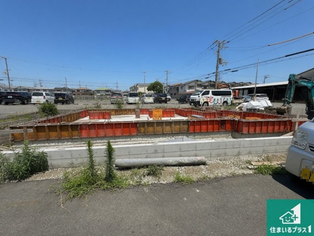貝塚市堀　第01期　新築一戸建ての外観|現在の進捗状況です！順調に作業進行中、完成が待ち遠しいです！詳細の間取り等、お気軽にお問い合わせください！