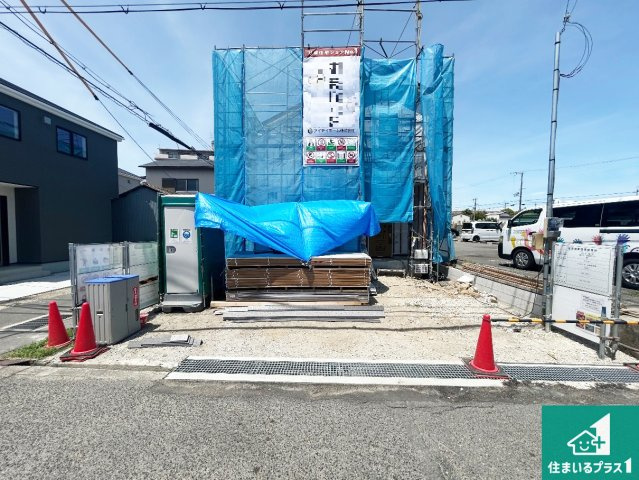 貝塚市堀　第01期　新築一戸建ての外観|現在建築中！落ち着いた街並みで新生活を始めることが出来そう！周辺の物件も併せてご紹介させて頂きます！