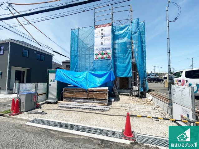貝塚市堀　第01期　新築一戸建ての外観|現在建築中！落ち着いた街並みで新生活を始めることが出来そう！周辺の物件も併せてご紹介させて頂きます！