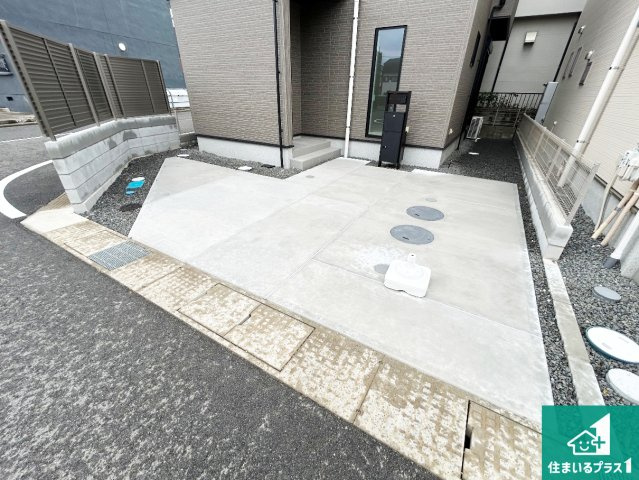 泉佐野市長滝　第1期　新築一戸建ての駐車場|駐車スペース！散水栓があるので、こまめに愛車を洗えます！