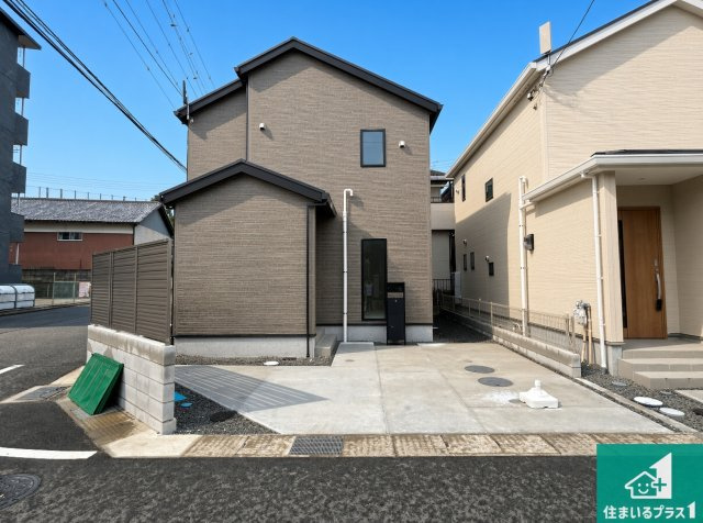 泉佐野市長滝　第1期　新築一戸建ての外観|安心の10年保証！外観を美しく保ち、雨水で汚れを落とします！気になることがありましたら、お気軽にお問い合わせください！