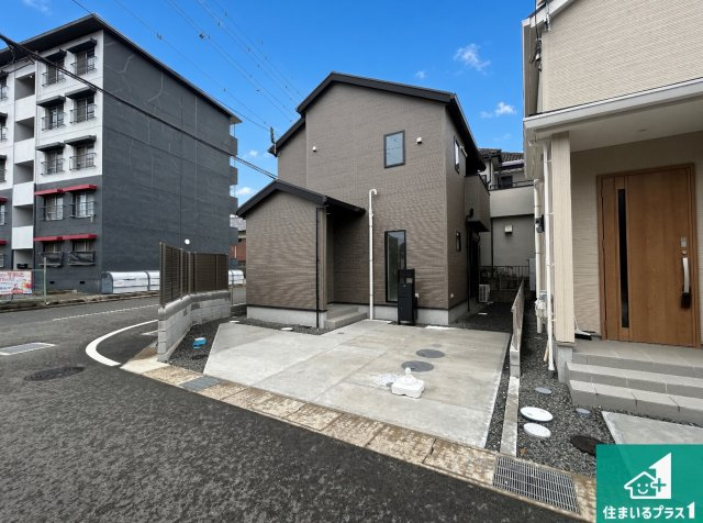 泉佐野市長滝　第1期　新築一戸建ての外観|安心の10年保証！外観を美しく保ち、雨水で汚れを落とします！気になることがありましたら、お気軽にお問い合わせください！