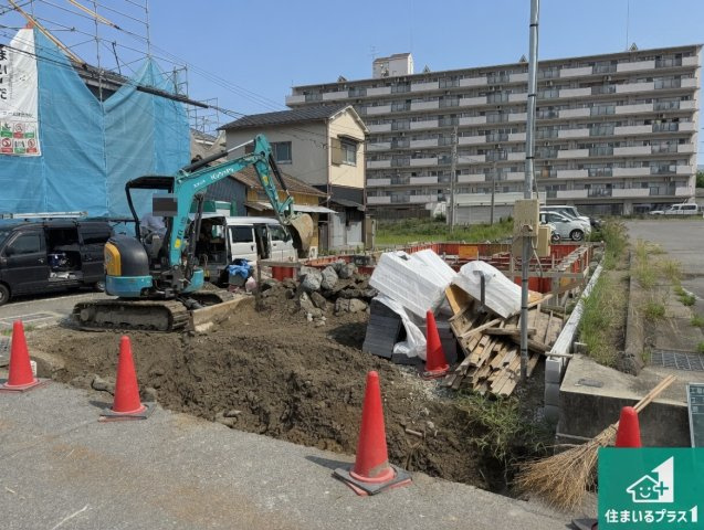 貝塚市堀　第01期　新築一戸建ての外観|現在建築中！落ち着いた街並みで新生活を始めることが出来そう！周辺の物件も併せてご紹介させて頂きます！