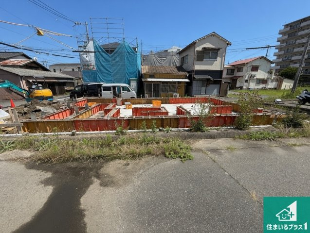 貝塚市堀　第01期　新築一戸建ての外観|現在の進捗状況です！順調に作業進行中、完成が待ち遠しいです！詳細の間取り等、お気軽にお問い合わせください！
