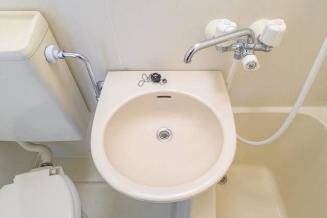 横浜市西区霞ケ丘の賃貸マンションの洗面所