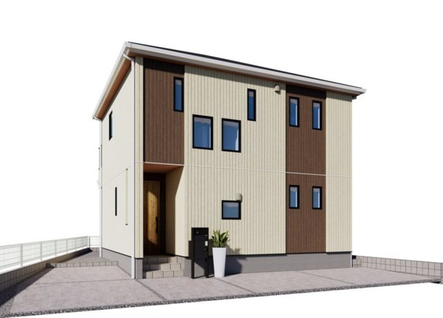 【外観パース】 | 坂戸市鎌倉町　新築戸建　全6棟　5号棟 | 外観パースのため、実際とは異なる場合がございます。