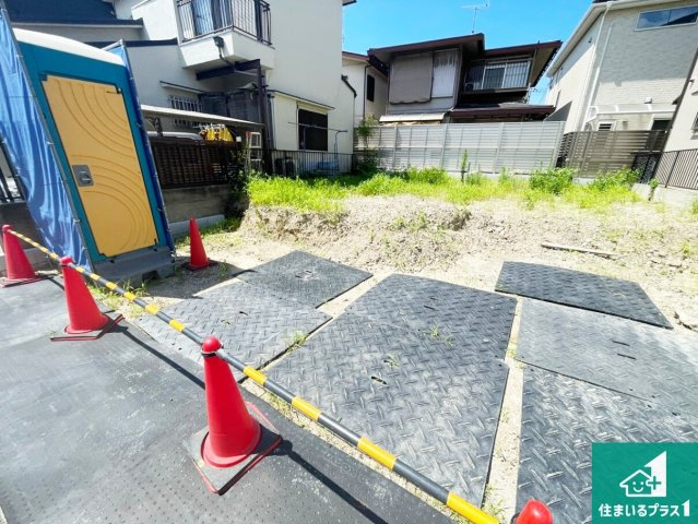 ★宇治市伊勢田町浮面　第1期　新築一戸建ての外観|周辺は落ち着いた街並みの住宅地！子育てがしやすい住環境です！気になることがありましたら、お気軽にお問い合わせください！
