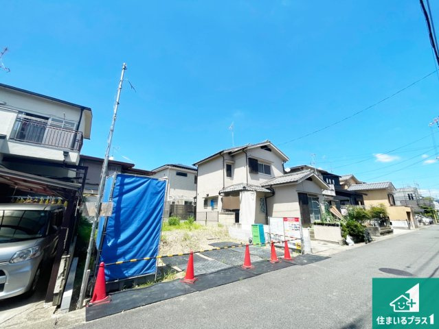 ★宇治市伊勢田町浮面　第1期　新築一戸建ての外観|周辺は落ち着いた街並みの住宅地！子育てがしやすい住環境です！気になることがありましたら、お気軽にお問い合わせください！
