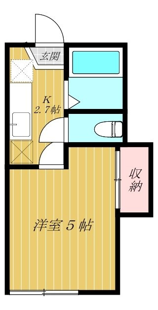 コーポブルーメの間取り