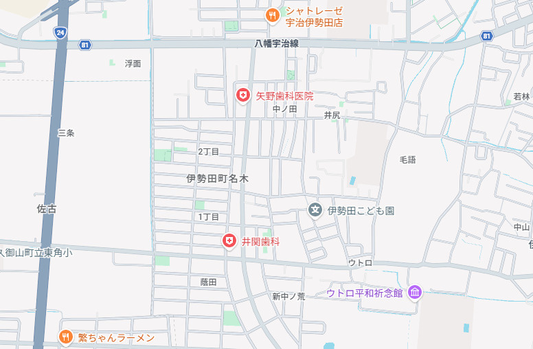 宇治市伊勢田町浮面　第1期　新築一戸建ての地図
