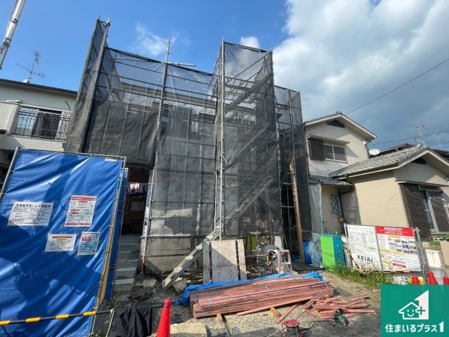 宇治市伊勢田町浮面　第1期　新築一戸建ての外観|周辺は落ち着いた街並みの住宅地！子育てがしやすい住環境です！気になることがありましたら、お気軽にお問い合わせください！

