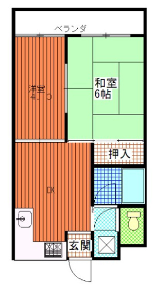 【間取り】 | エスポワール今井