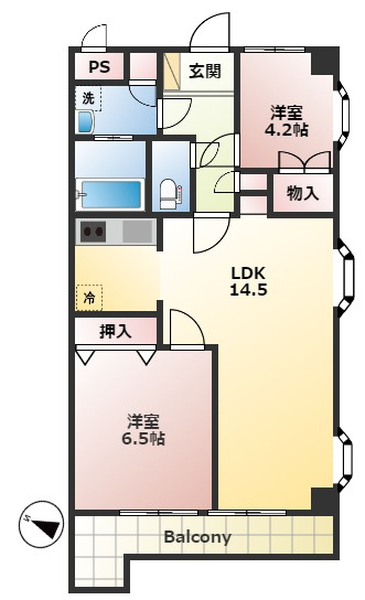 グリーンハイムの間取り