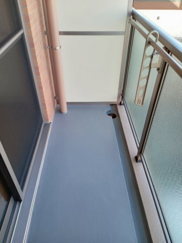 川崎市多摩区中野島６丁目の賃貸マンションのバルコニー