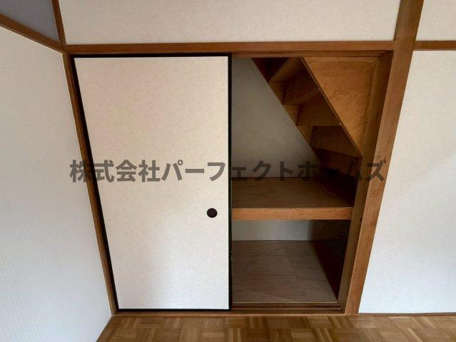 藤阪元町1丁目戸建　賃貸の収納|収納のためのスペースです