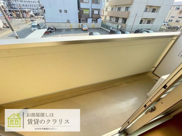 アエリア八条のバルコニー