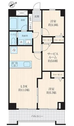 【間取り】 | 湘南台ダイヤモンドマンション