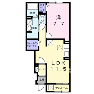 【間取り】 | ガーデンＫＯＳＡＫＡ