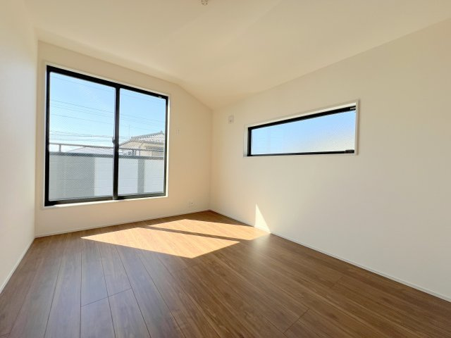 福生市福生　新築戸建全3棟の洋室|【洋室1】6.0帖