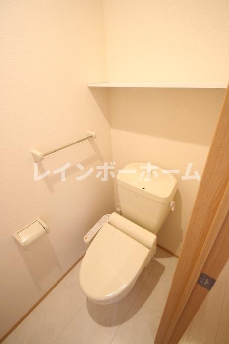 キャトルセゾン　F　仲介手数料（賃料の1.10ヵ月）の50％OFF対象物件！のトイレ|トイレも気になるポイント