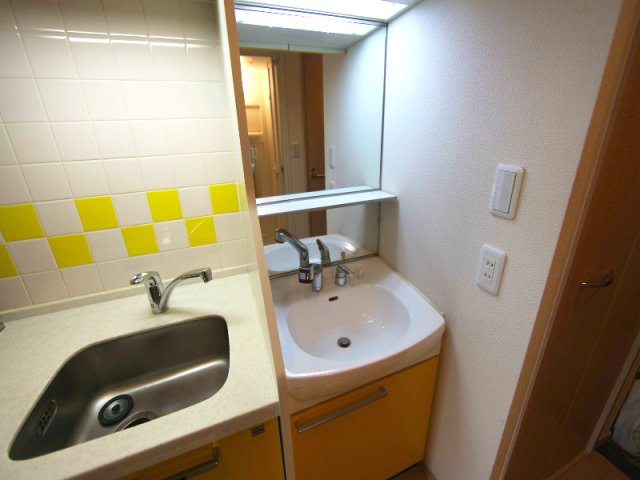 名古屋市中区新栄１丁目の賃貸マンションの洗面所