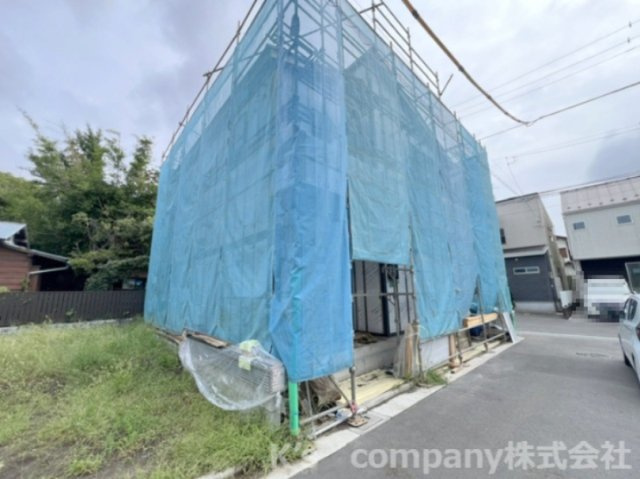 茅ヶ崎市ひばりが丘　新築戸建　1号棟の外観|2026.9.5撮影◇