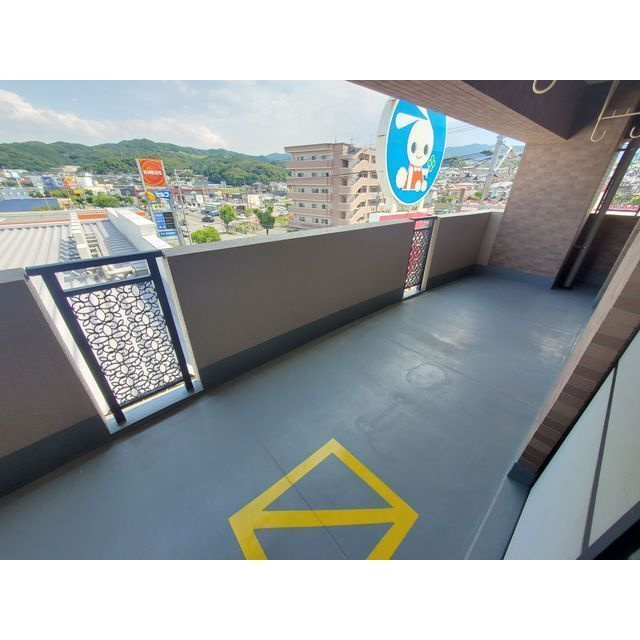 ホープ花屋敷のバルコニー