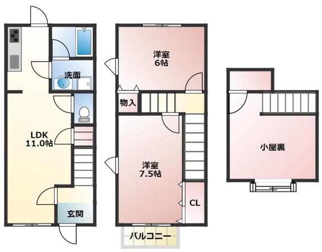 【間取り】 | ウエストビーチ
