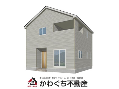 【外観パース】 | Cradle garden　柴田町北船岡第１１　１号棟