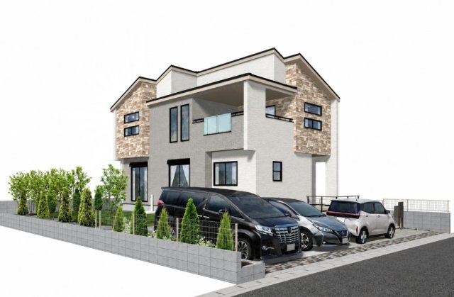 横浜市金沢区釜利谷西6丁目 新築戸建て【仲介手数料無料】カースペース3台