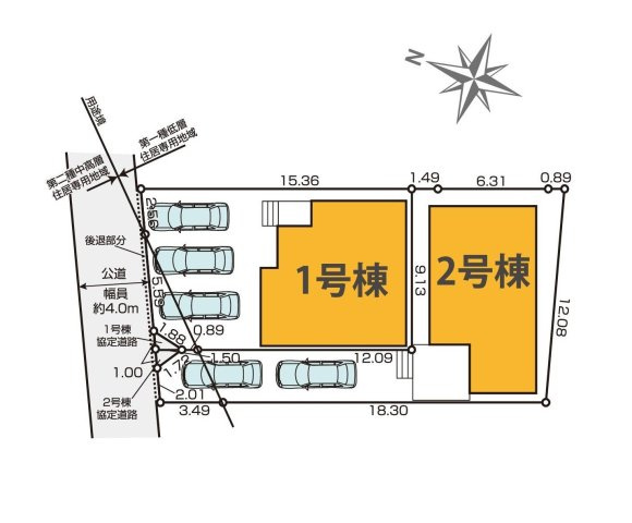 【区画図】 | ご家族様のプライベート空間が確保できる素敵な間取りです。また敷地ゆったりですので、おうち時間を楽しむのにもぴったりですね♪