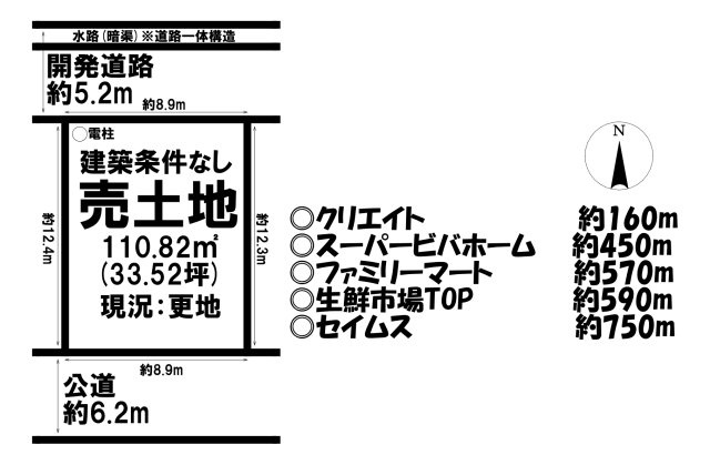 川越市上野田町の売地