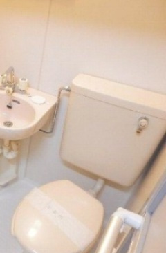 八王子市越野の賃貸マンションのトイレ